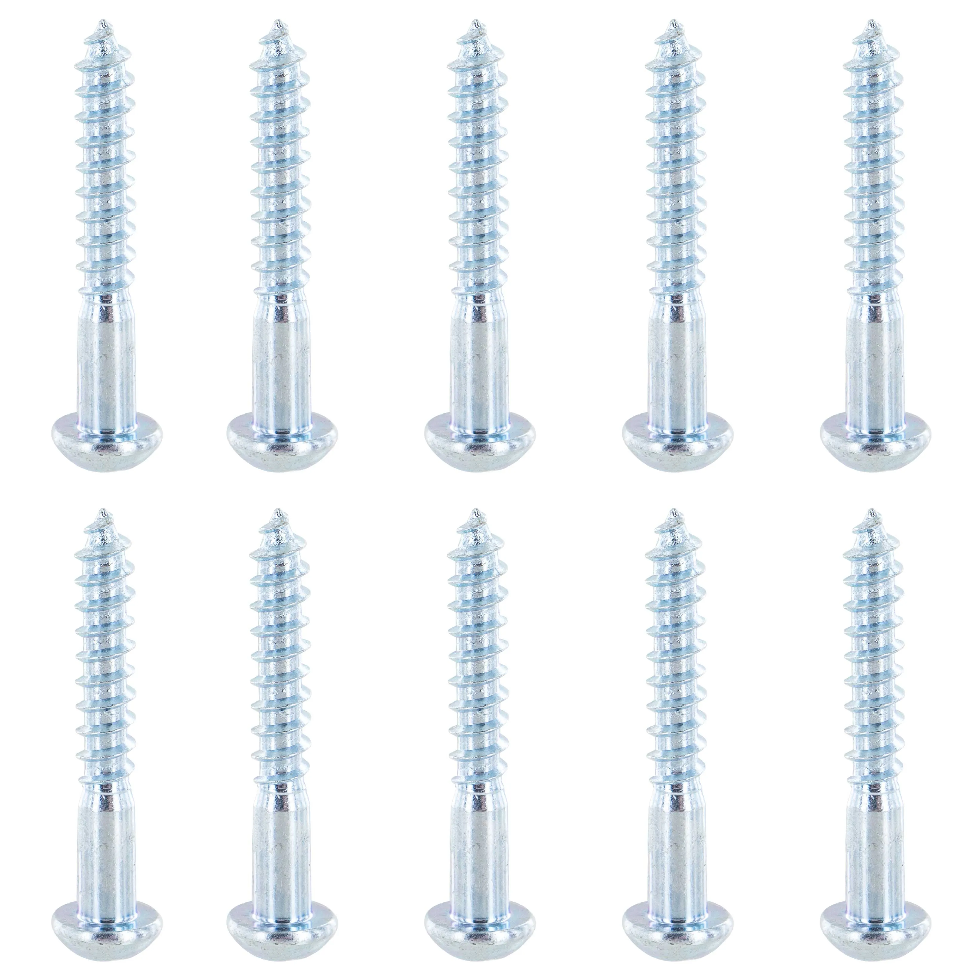 #12 X 1-1/2" E-Track Wood Screw w/ Round Phillips Head (10 pk)