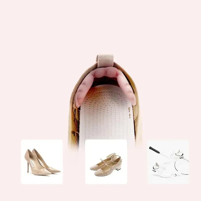 2pcs High Heel Liner Grip Cushion Protector Adjustable Foot Shoes Insole Pad Womens Skin Color