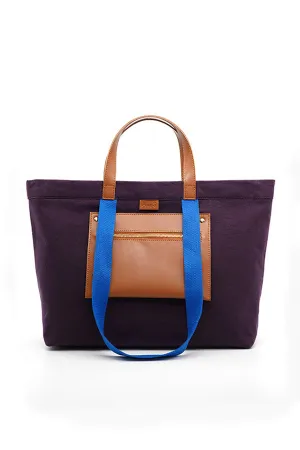 A and S Accessories Canvas shopper with contrast handles