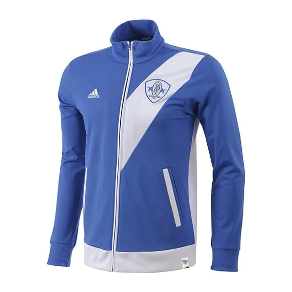 adidas Men's Brazil Praia Do Samba F.C Track Top Jacket Satellite/White