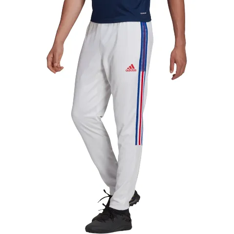 Adidas Men's Tiro Track Pants - White / Vivid Red / Royal Blue