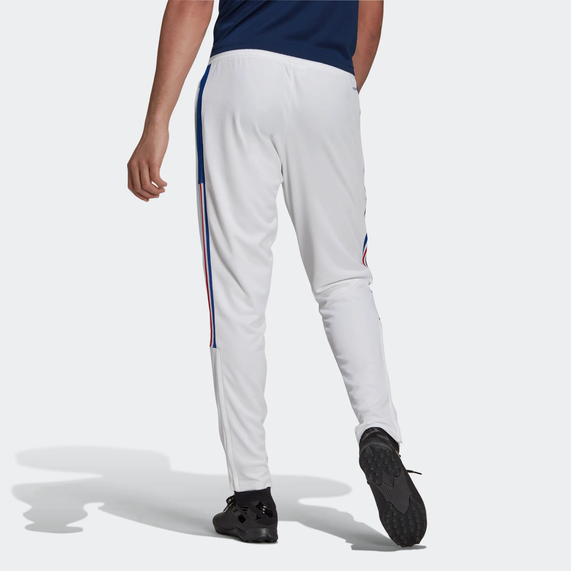 Adidas Men's Tiro Track Pants - White / Vivid Red / Royal Blue