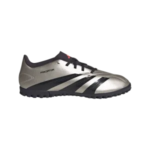 adidas Predator Club Artificial Turf Soccer Shoes | Platinum Metallic-Aurora Black-Turbo | Men's