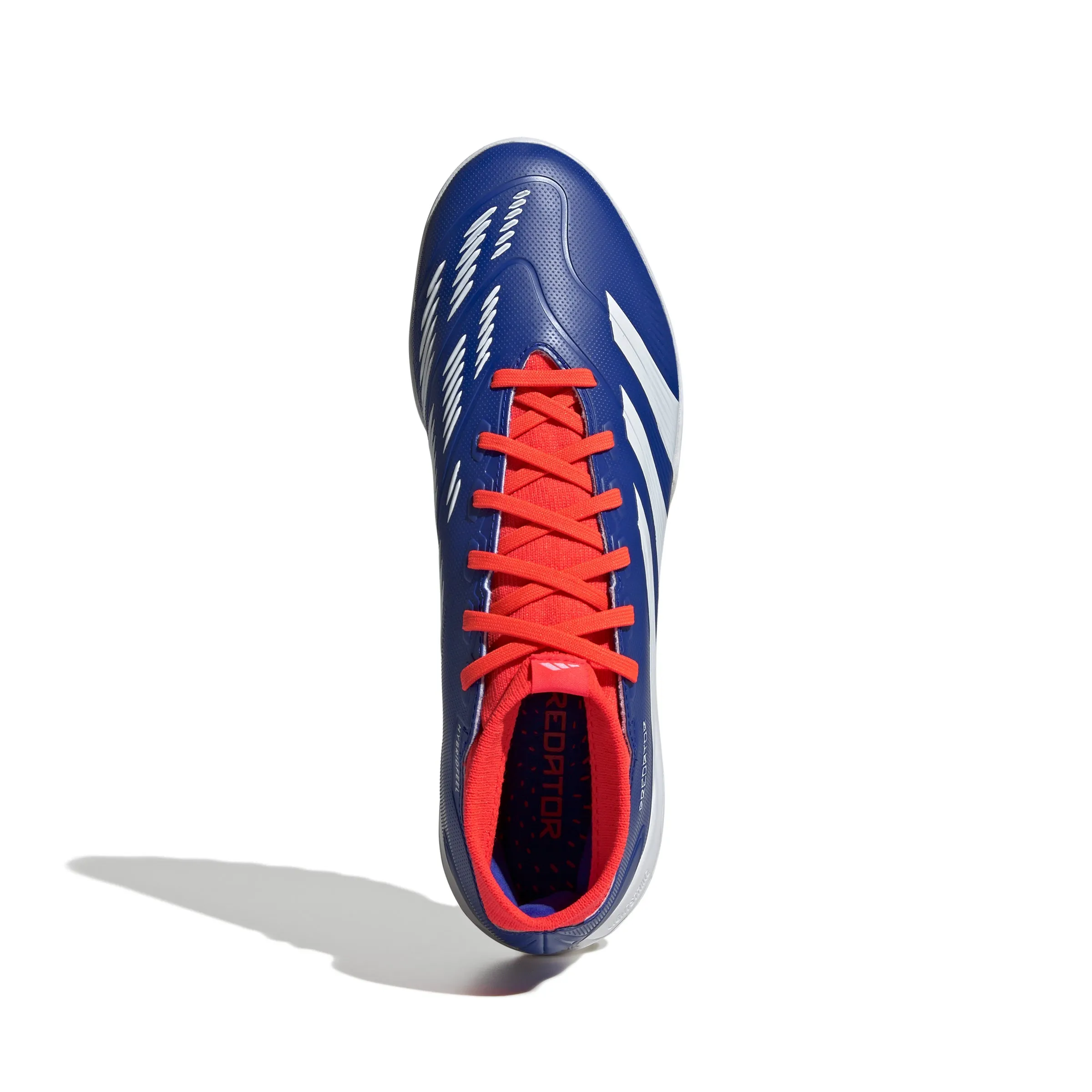 adidas Predator League MID TF Turf Soccer Shoes - LucBlu/ FTWhite/ Solar Red