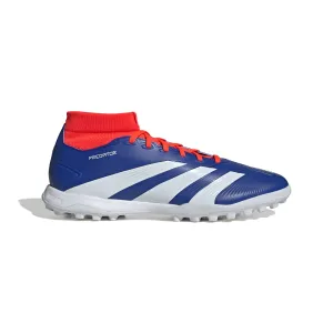 adidas Predator League MID TF Turf Soccer Shoes - LucBlu/ FTWhite/ Solar Red