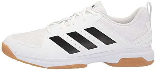 adidas Women's Ligra 7 Track and Field Shoe, White/Black/White, 12