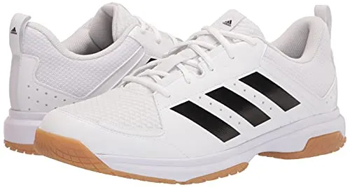 adidas Women's Ligra 7 Track and Field Shoe, White/Black/White, 12