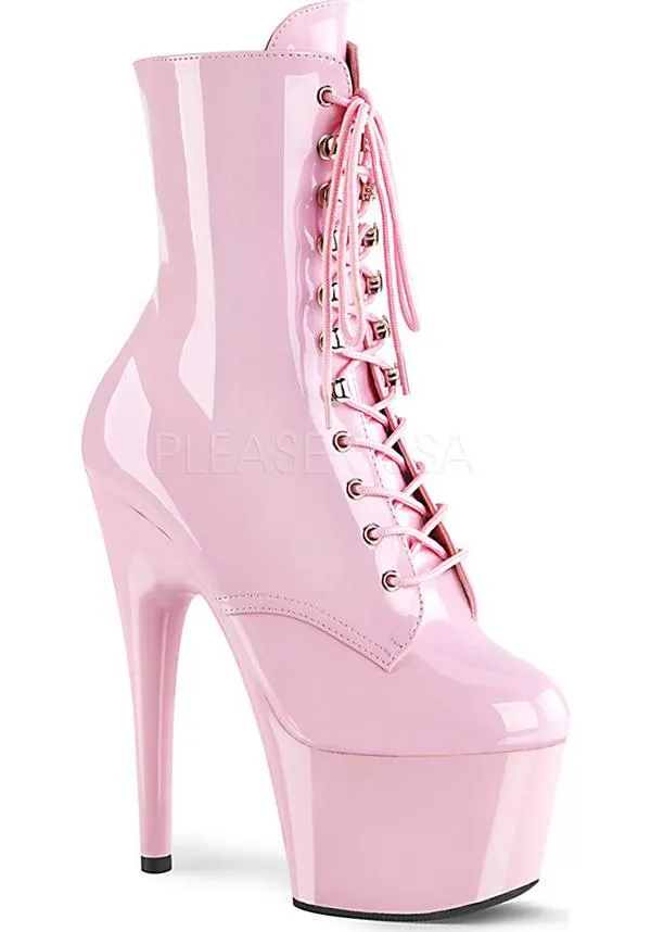 ADORE-1020 [Patent Pink] | PLATFORM BOOTS [PREORDER]