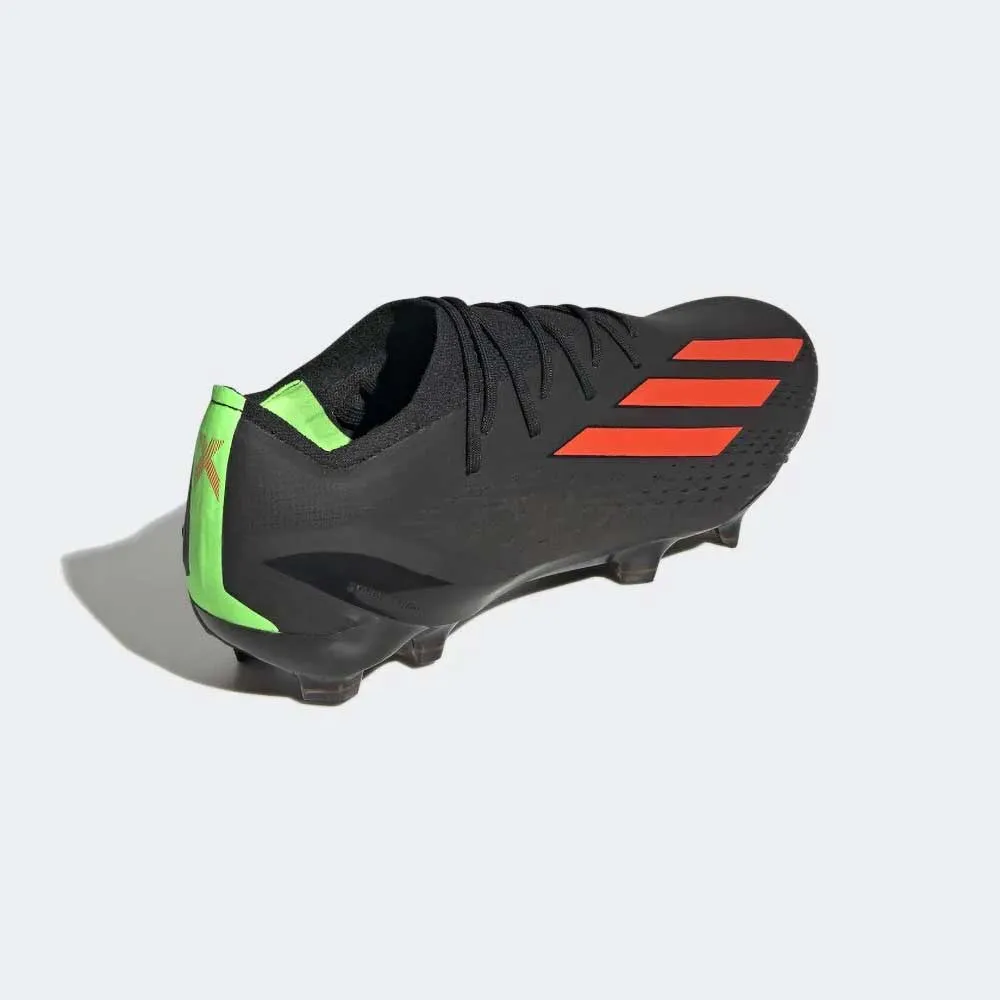 All Gender X SpeedPortal 1 FG Soccer Shoe- Core Black/Solar Red/Solar Green