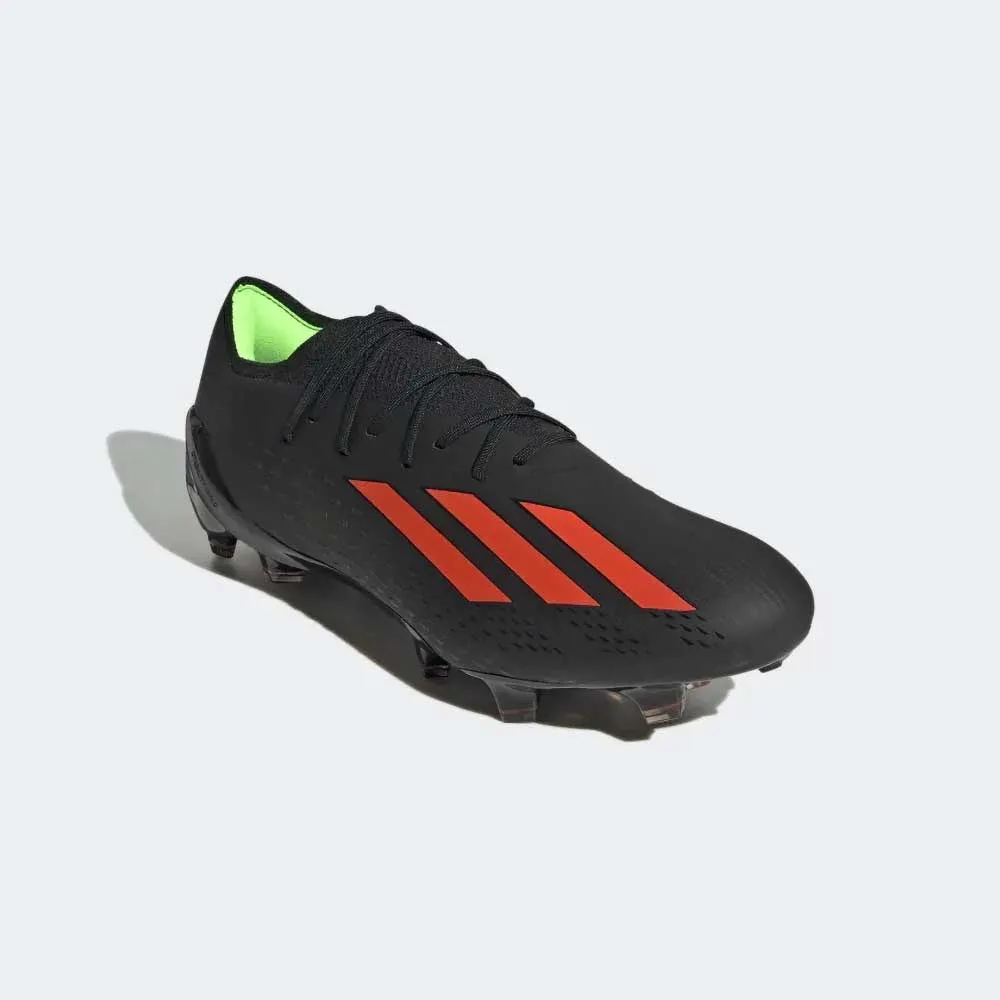 All Gender X SpeedPortal 1 FG Soccer Shoe- Core Black/Solar Red/Solar Green