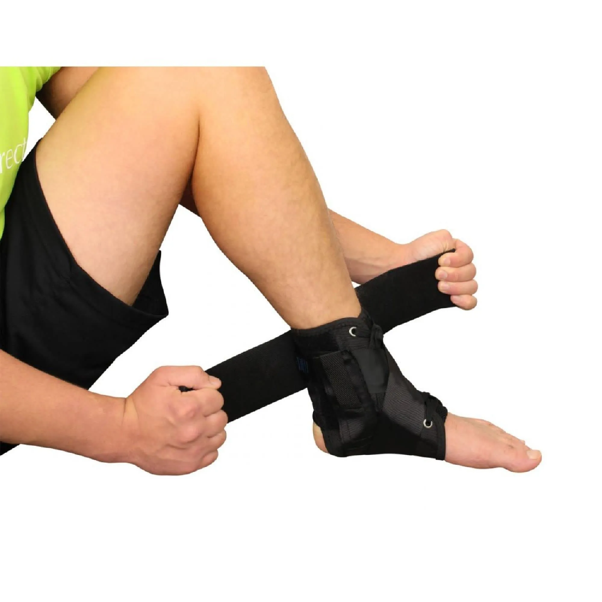 Ankle Brace PDAC L1902 with Figure 8 Strapping -Immobilization Post Injury, Lightweight for Quick Lace Up & Inversion/Eversion Control by Brace Align 2XL 15”-16”