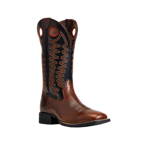 Ariat Men's Sidepass Western Brown Square Toe Boot