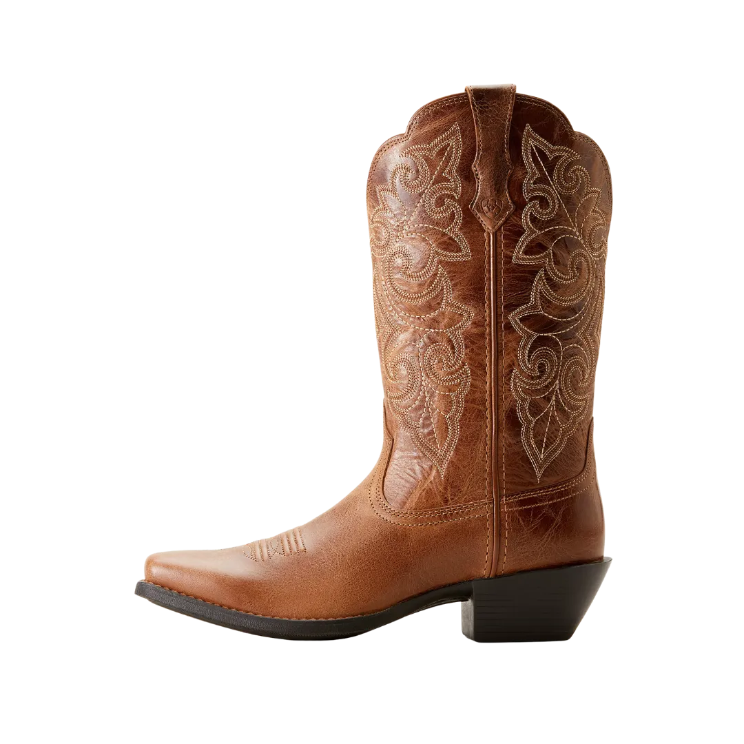 Ariat Women's Round Up Square Toe Western Ready Russet Boots