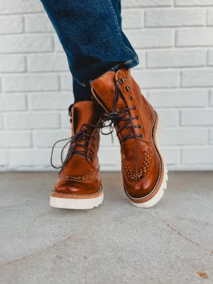 Bedstu Elisha II Platform Boot - Cognac Rustic