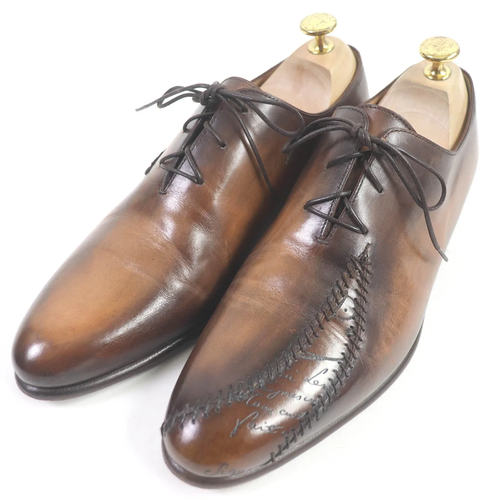 Berluti Leather Dress Shoes Brown 7