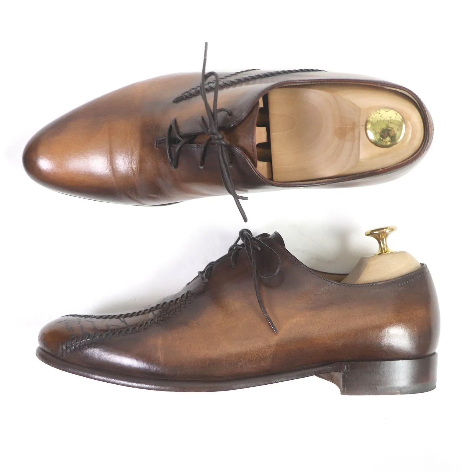 Berluti Leather Dress Shoes Brown 7