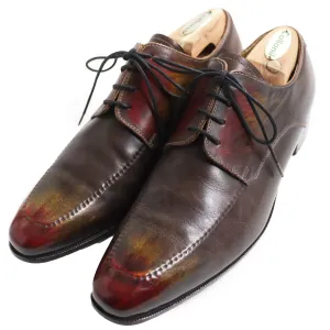 BETTANIN&VENTURI U Tip Leather Dress Shoes Brown