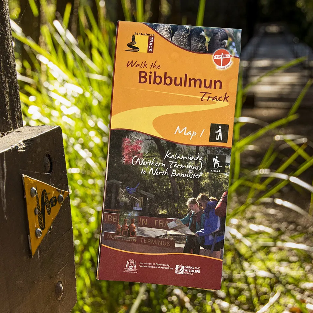 Bibbulmun Track Map 1 - Darling Range