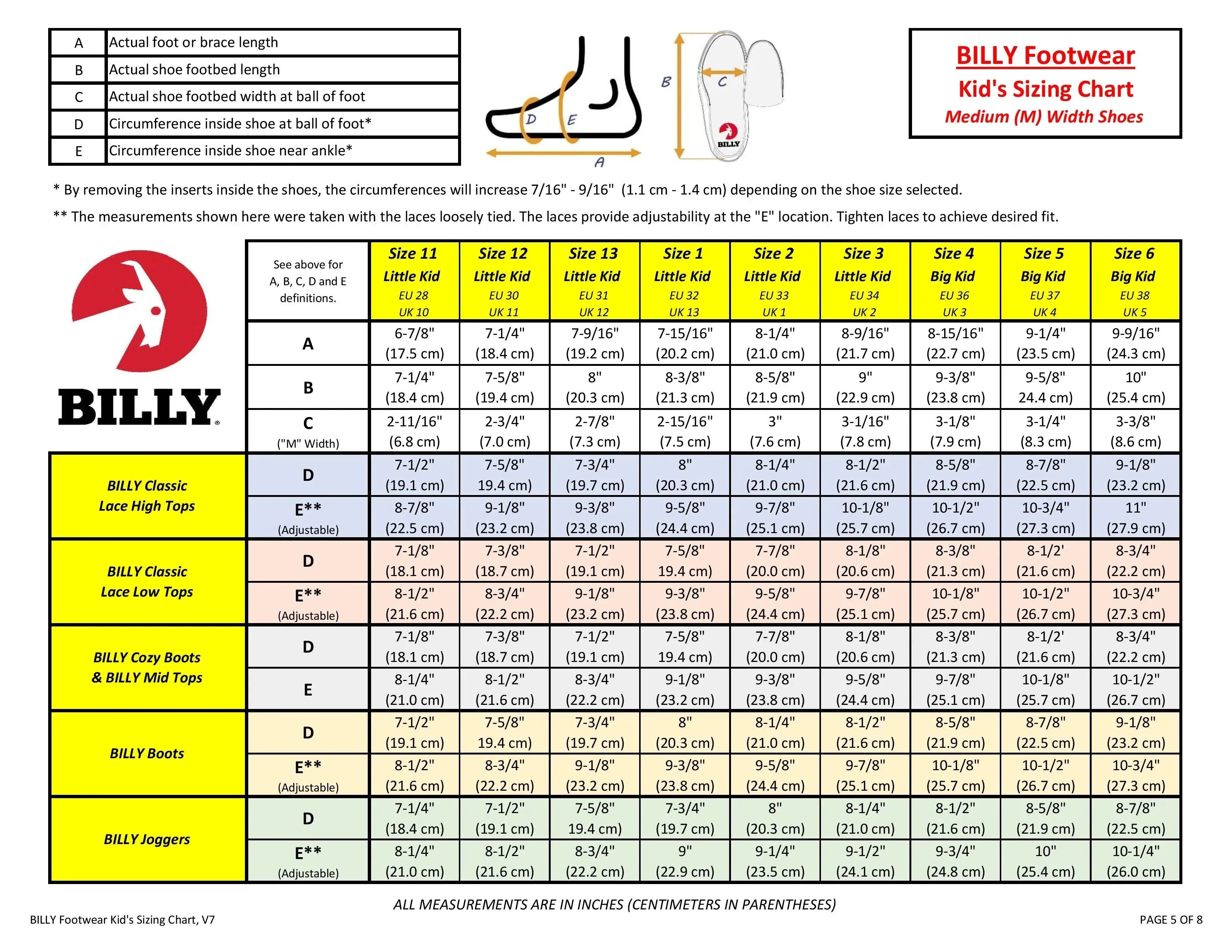 Billy Footwear (Little Kids) Wide Fit - High Top Canvas Shoes