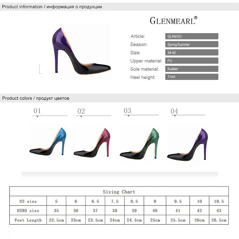 Brand Women Pumps High Heels Female Shoes Spring Autumn Ladies Shoe New Pointed Toe Wedding Shoes Woman Plus Size Party Heels DE