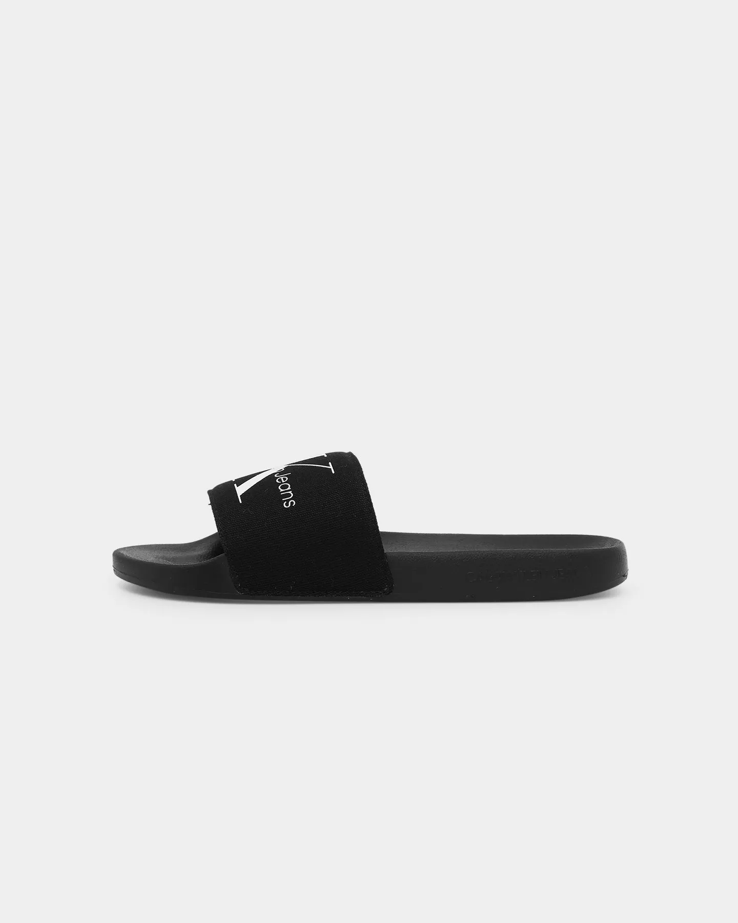 Calvin Klein Women's Monogram Slides Black