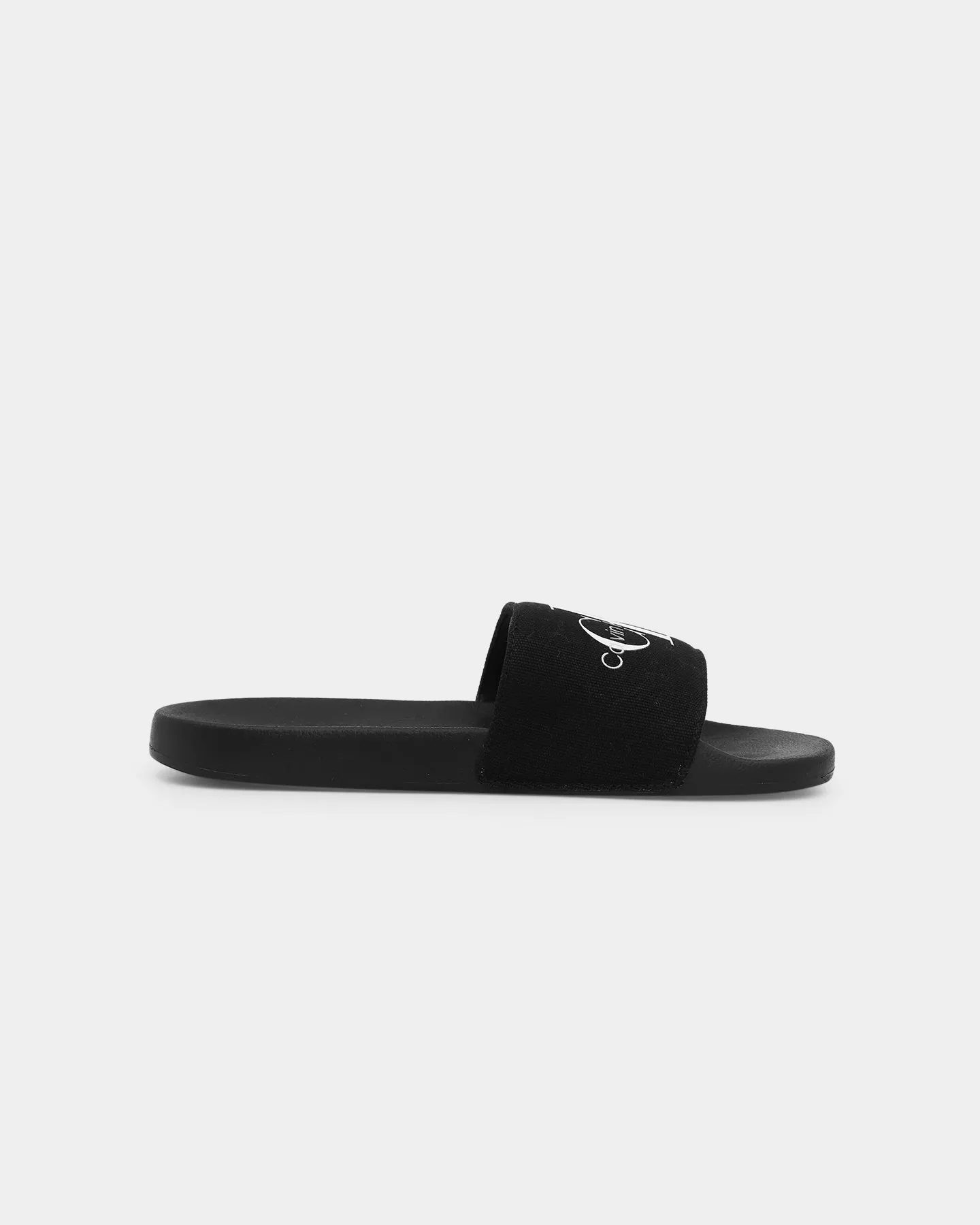 Calvin Klein Women's Monogram Slides Black