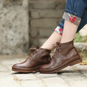 Casual Leather Martin Boots |Gift Shoes