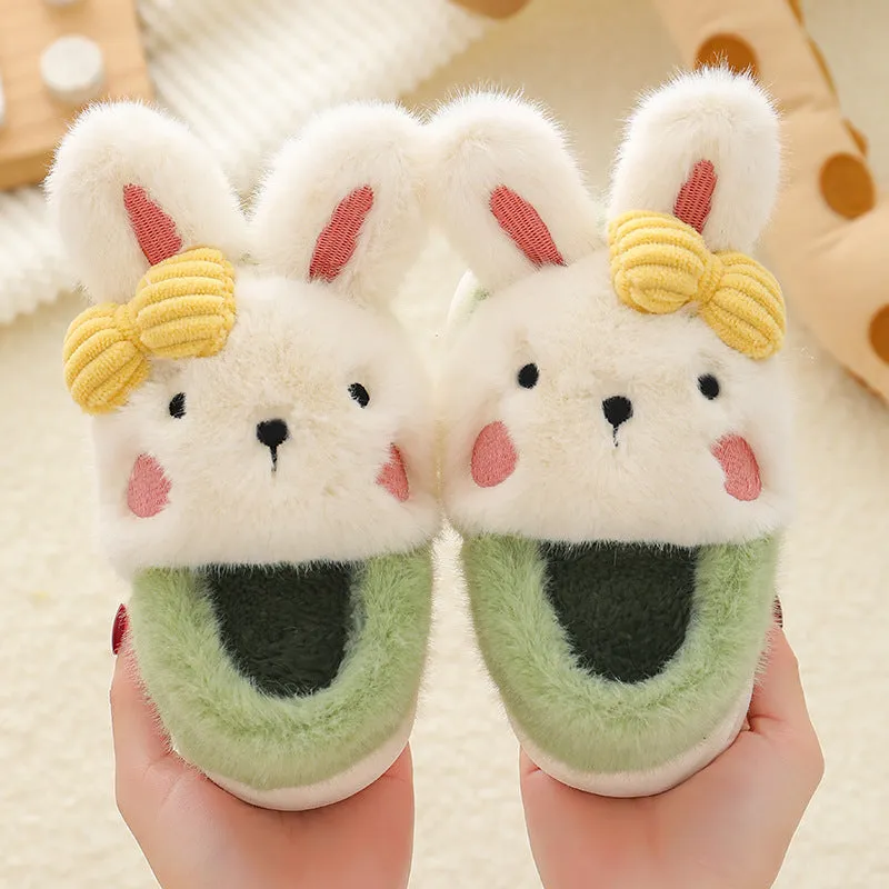 Children's Cotton Shoes Cartoon Cute Boys And Girls Indoor Non-slip Baby Warm Cotton