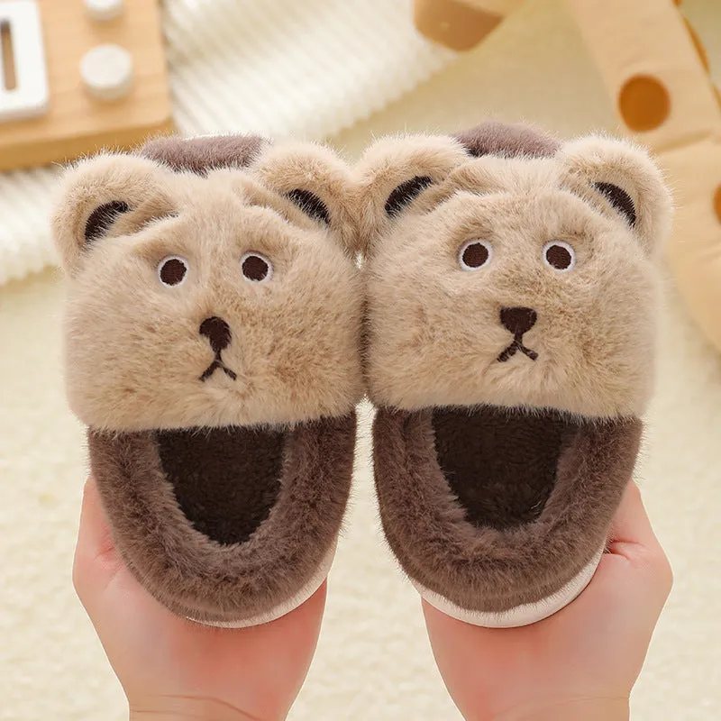 Children's Cotton Shoes Cartoon Cute Boys And Girls Indoor Non-slip Baby Warm Cotton