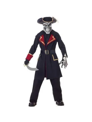 Child's Captain Scurvy Skull Pirate Costume