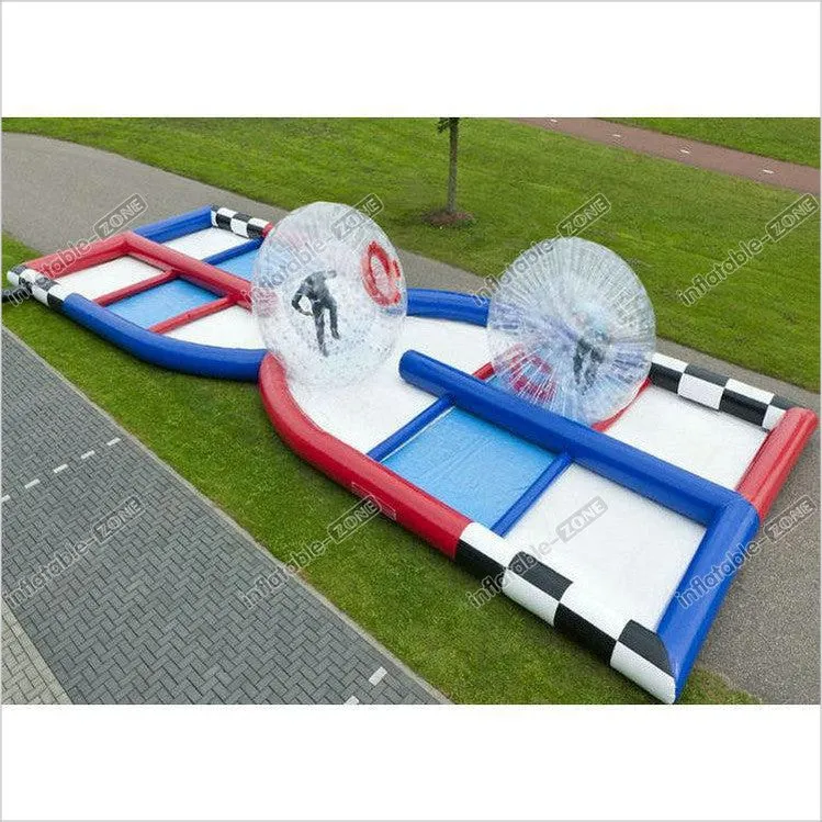 Custom Inflatable Sports Games , 0.55MM PVC Tarpaulin Inflatable Zorb Ball Track