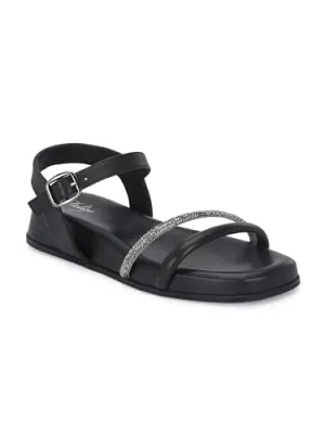 Delize Light Leather Black women lightweight, leather, clog sandals 2003-37