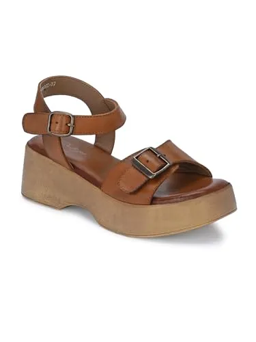 Delize Light Leather Tan women lightweight, leather, clog sandals 65770-38