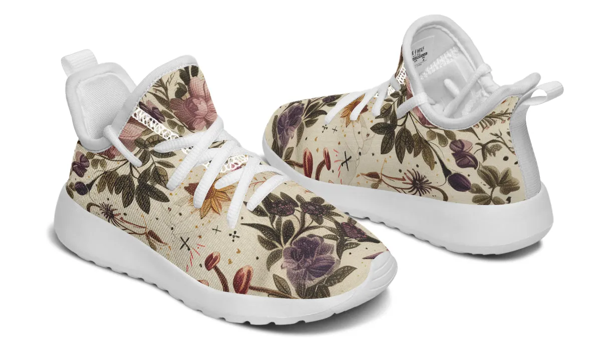 Enchanted Blossoms Kids Sneakers - Lightweight Breathable Kids Sneakers with Durable Soles