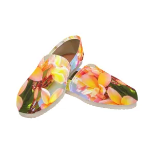 Fresh Frangipanis LL Women's Canvas Slip On Shoes