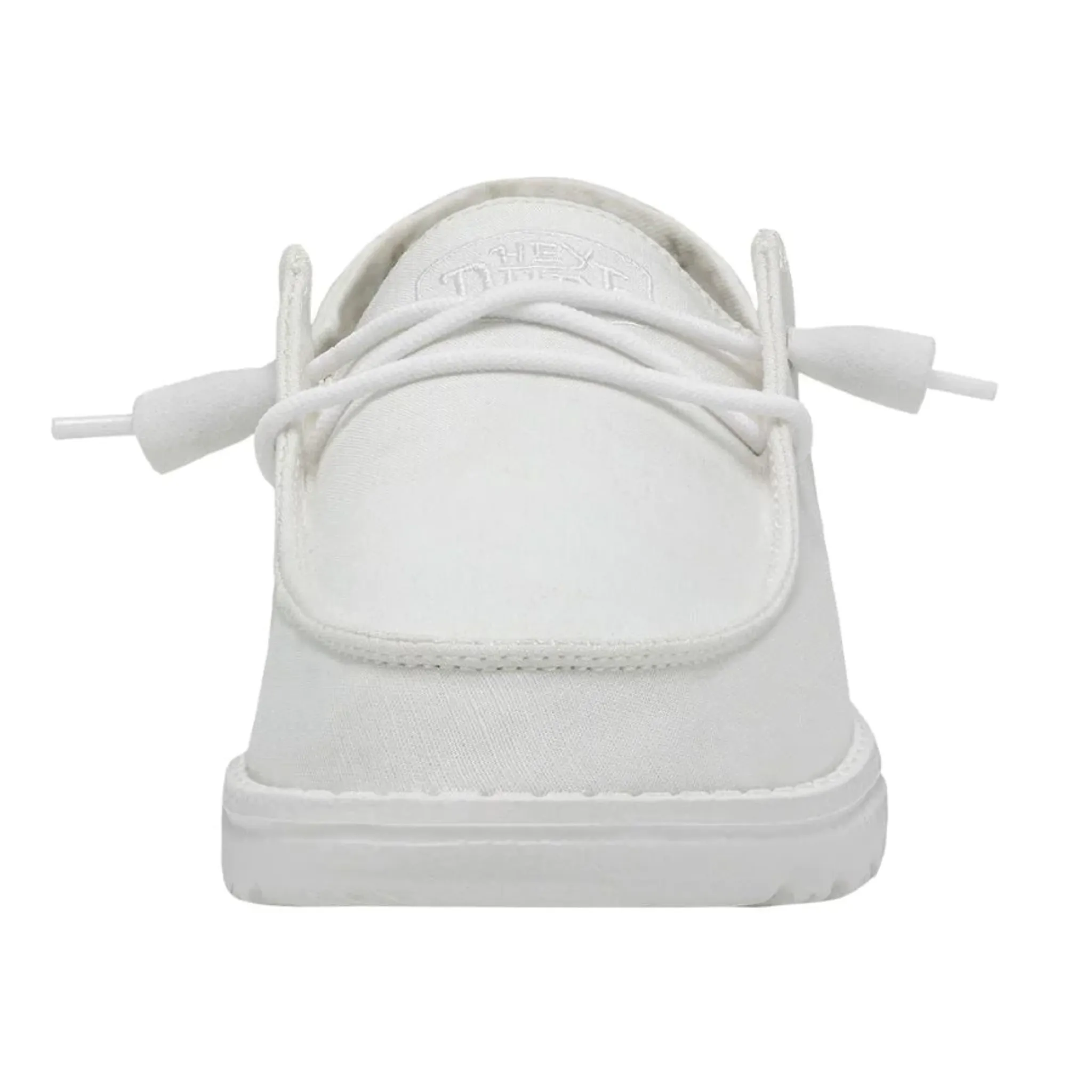 HEY DUDE WOMEN'S WENDY SLUB CANVAS WHITE - 40063100