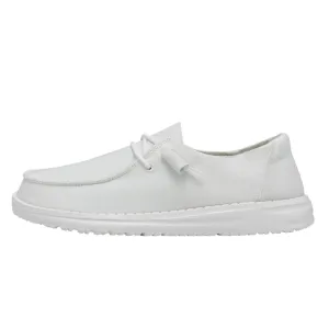 HEY DUDE WOMEN'S WENDY SLUB CANVAS WHITE - 40063100