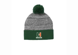 Hopkinton Girls Soccer- Pompom Beanie Hat (STC41)