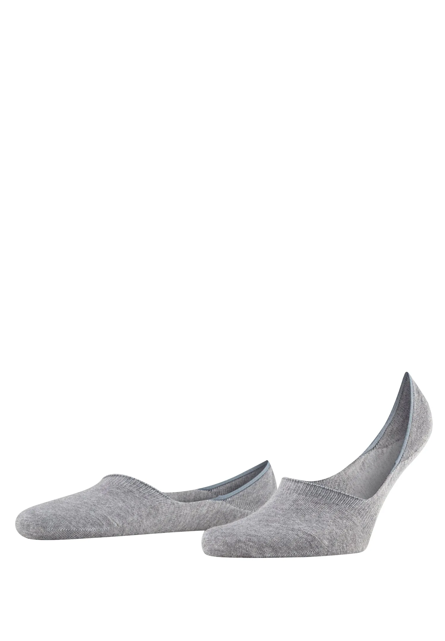 Invisible Cotton Falke Steps Invisible Sock | Light Greymel. 12498-3390