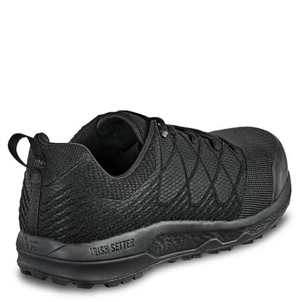 Irish Setter 83120D 090 Nisswa Aluminum Toe Work Shoes for Men - Black - 9M