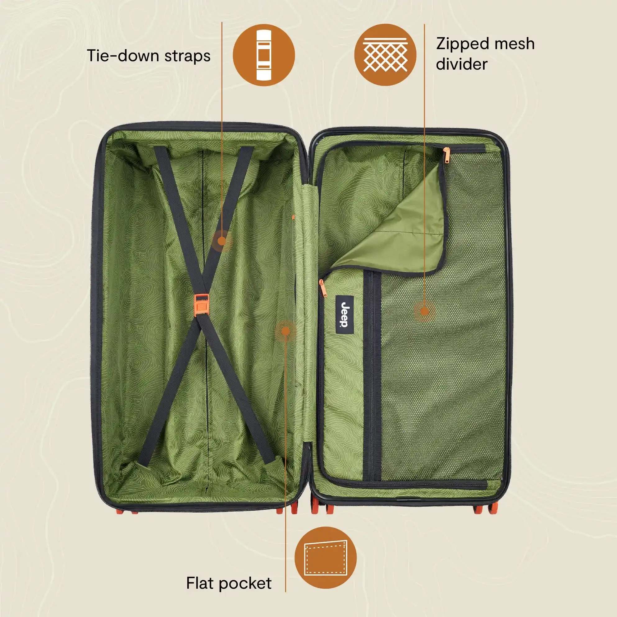 JH002B - Large Expandable Spinner Trunk