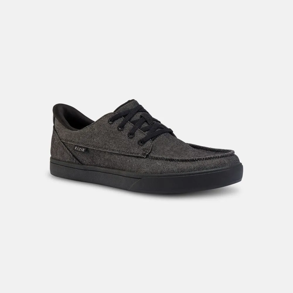 'KIZIK' Men's Porto Moc Style - Black Heather