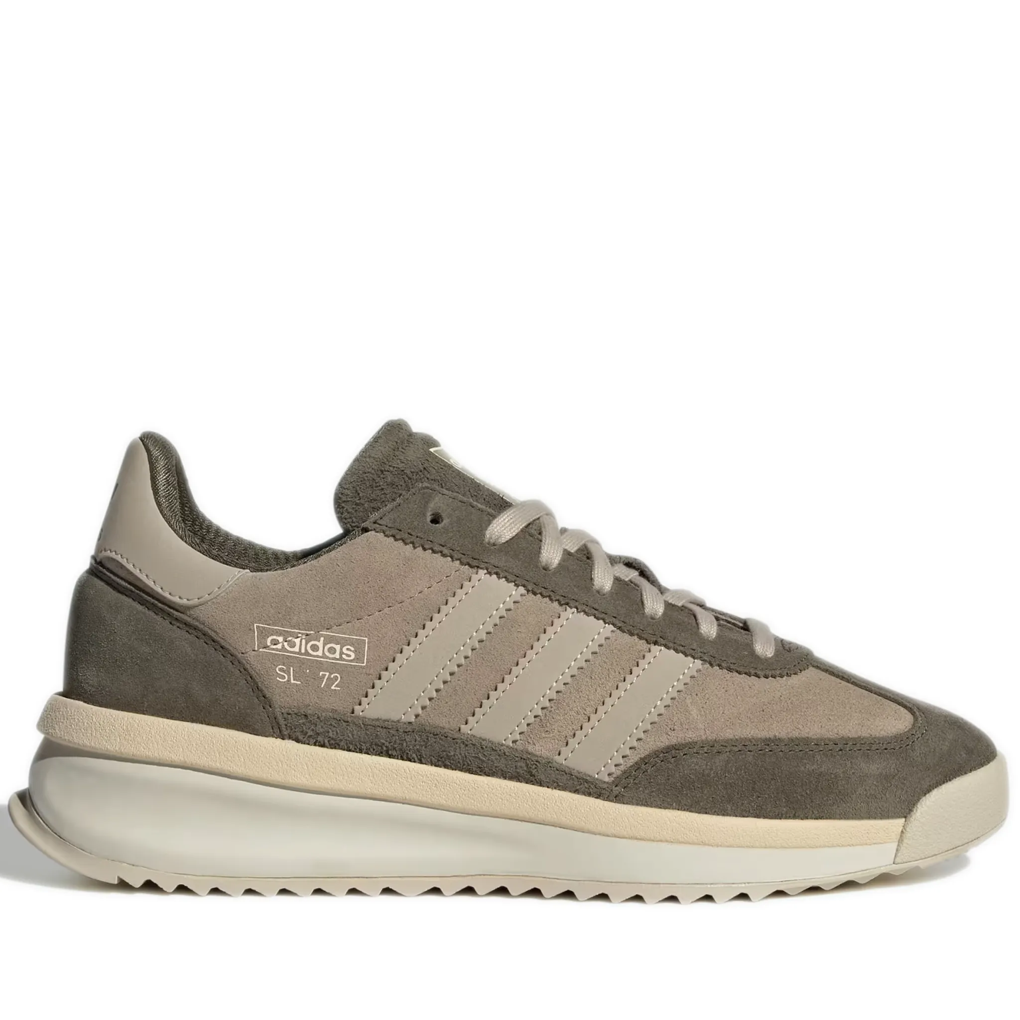 Men's Adidas SL 72 RTN Shoes - Blanch Cargo / Putty Mauve / Olive Strata