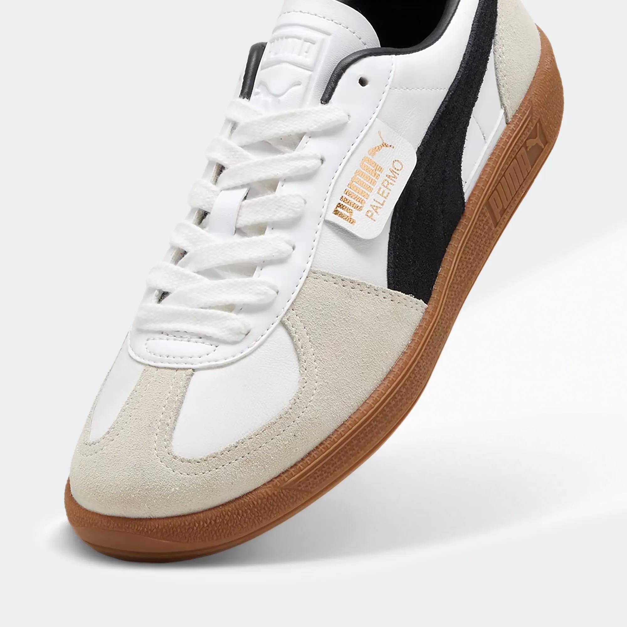 Men's PUMA Palermo Leather Shoes White