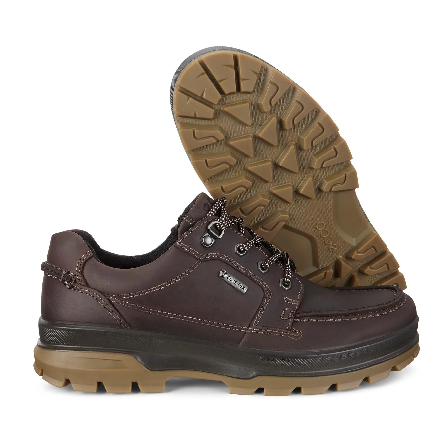 Men's Wide Fit ECCO Rugged Track Outdoor Walking Trainers