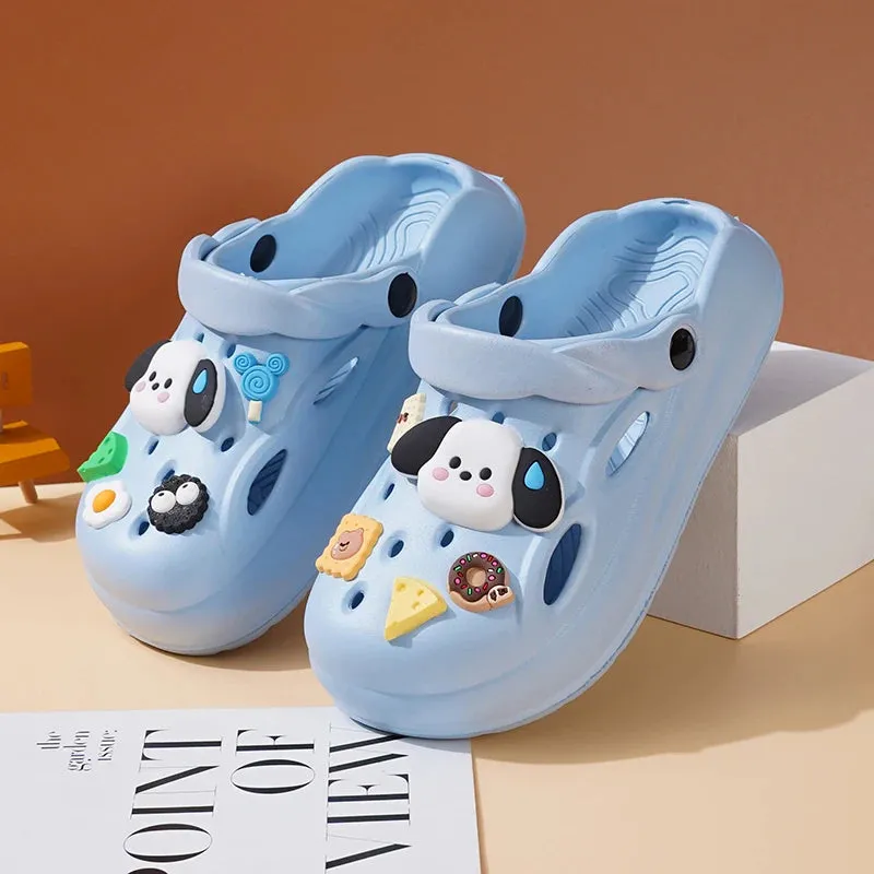 New children's slippers for girls eva primary school summer cute soft sole non-slip medium children's indoor sandals for boys