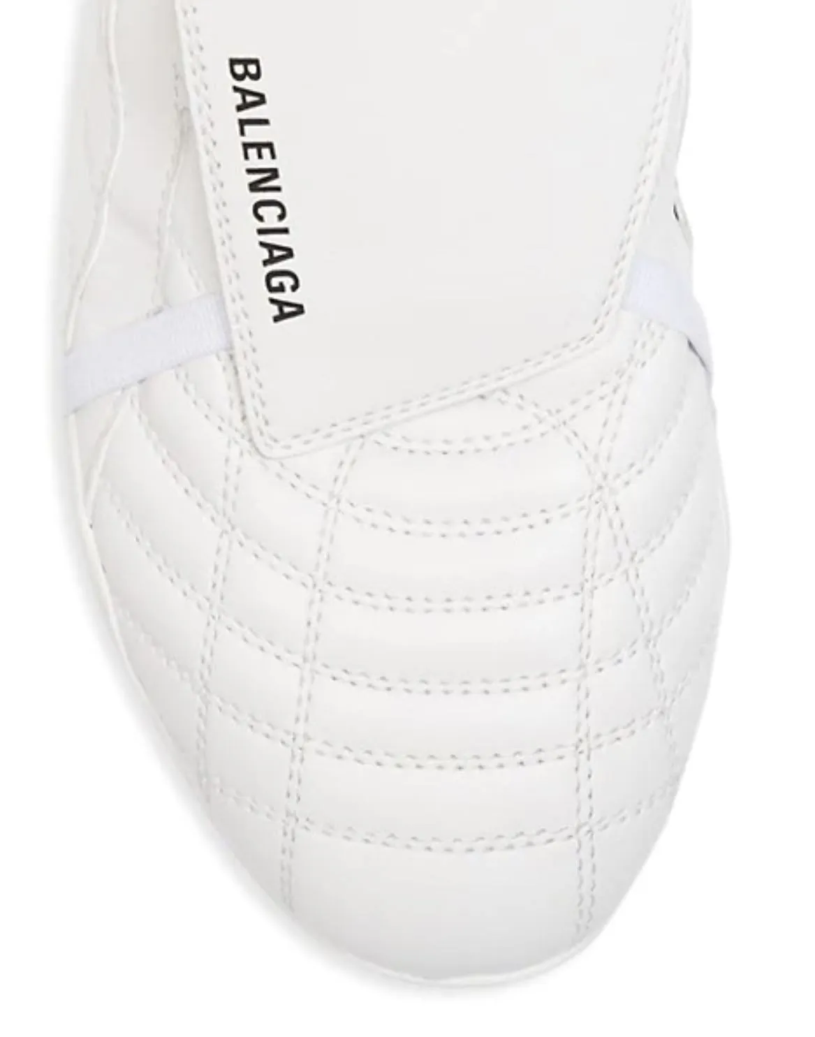 NIB $725 Balenciaga Women's Leather Socker Sneakers White 9 US (39 Euro)