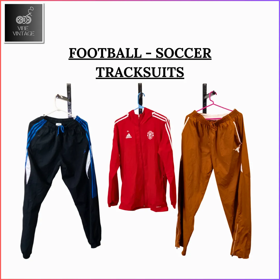 NIKE & ADIDAS FOOTBALL - SOCCER - CRICKETS TRACK JACKETS - 14 PCS