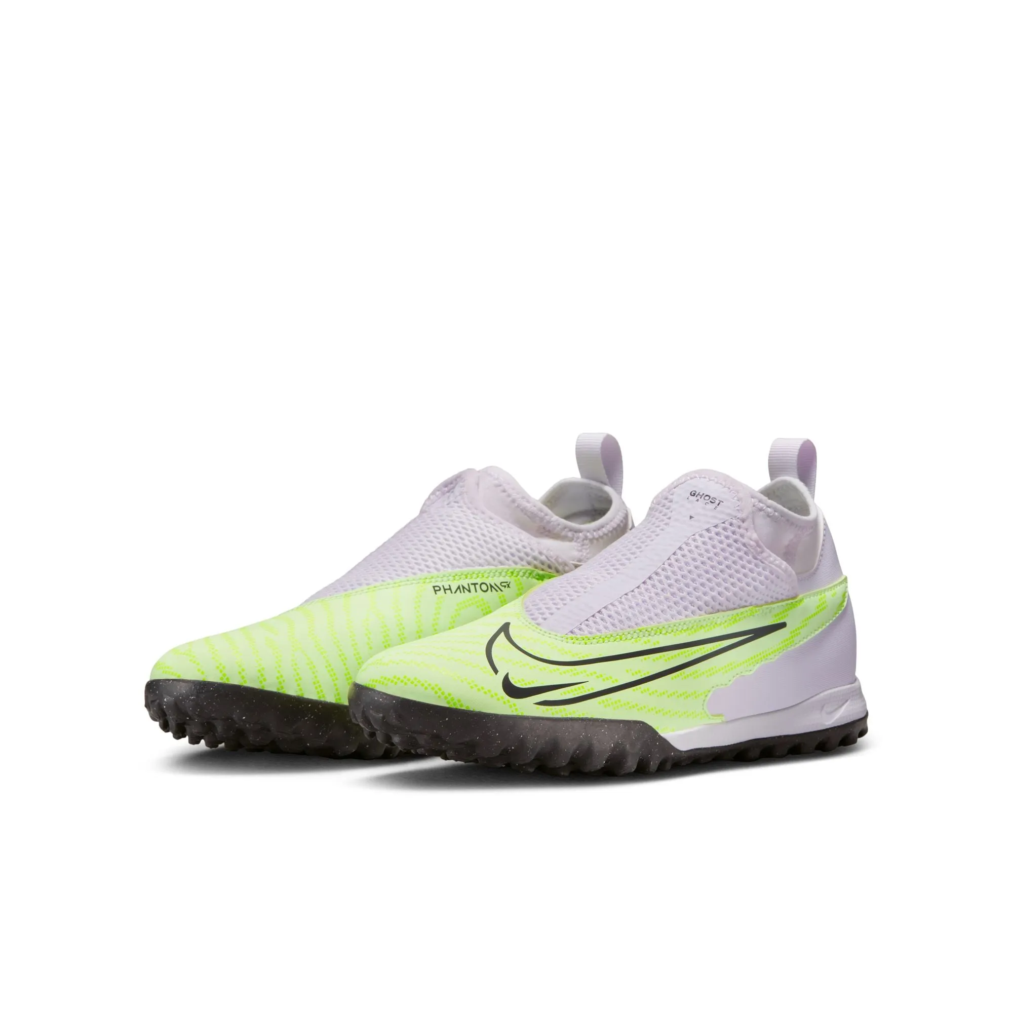 Nike Junior Phantom GX Academy DF TF Turf Shoes-Barely Volt/ Gridiron