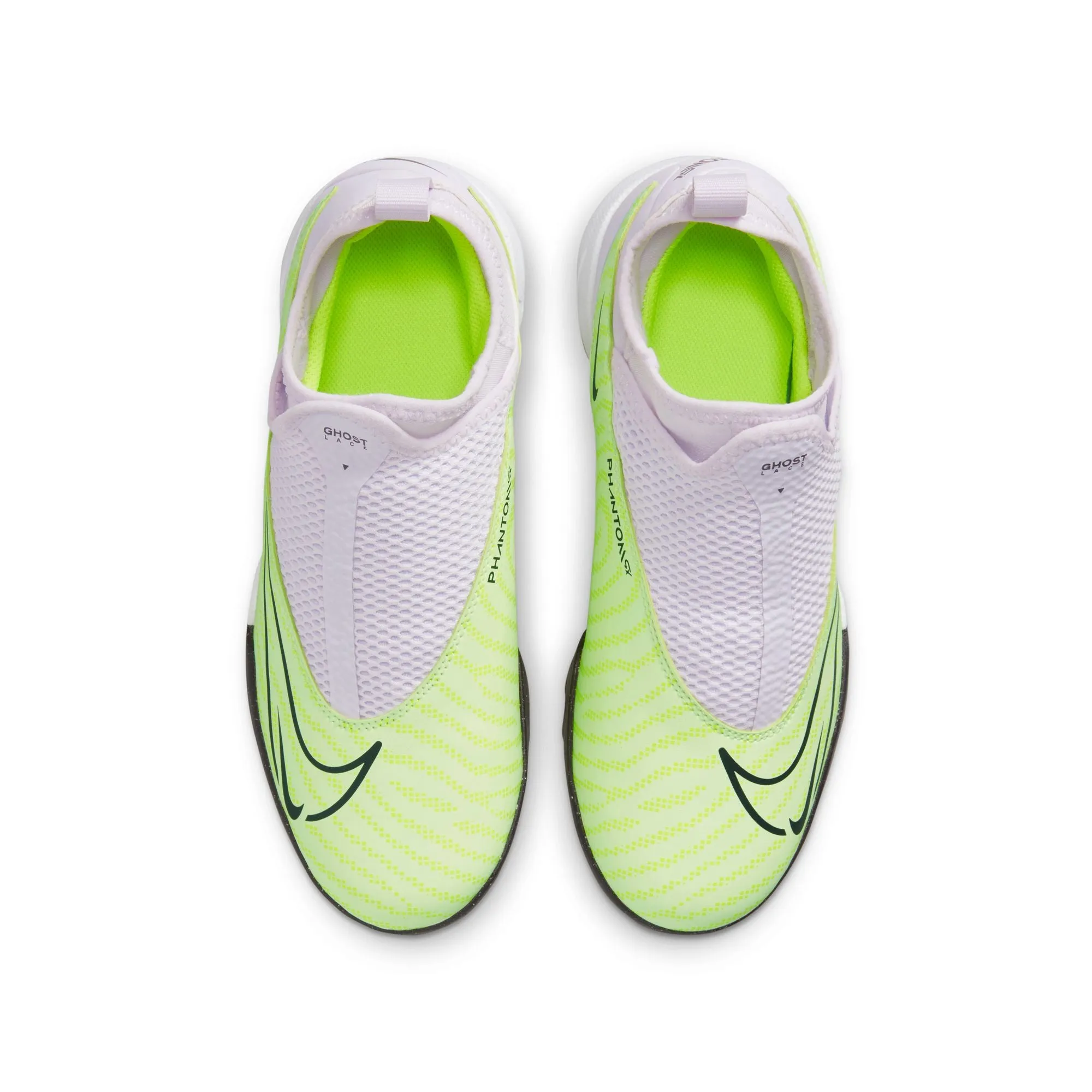 Nike Junior Phantom GX Academy DF TF Turf Shoes-Barely Volt/ Gridiron